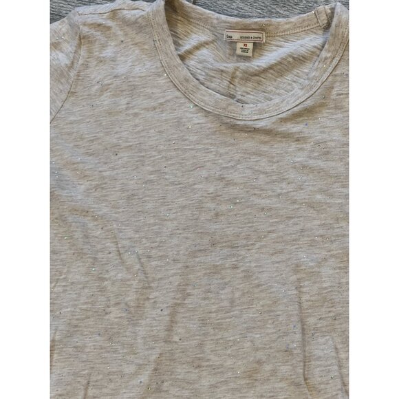 GAP Shimmer Extra Small Lot Of 2 T-Shirt Tee Shirts Metallic Tinsel XS Hole - Picture 6 of 13